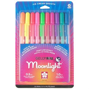 HJ gelly roll pen set 10 moonlight