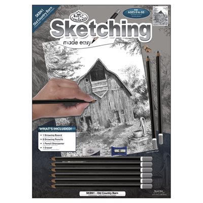 Sketching made easy - old barn