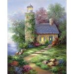 Paint masterpieces - 11x14 romantic lighthouse
