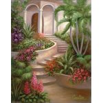 Peinturer comme un maître - 11x14 jardin tropical