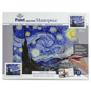 Peinturer comme un maître - 11x14 "starry night" de Van Gogh