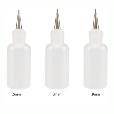 bottle with stainless steel tip 3 / pkg