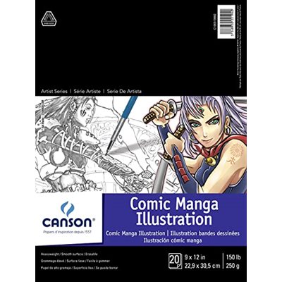 Comic manga pad 9x12