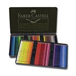 Ensemble de 60 crayons couleurs polychromos