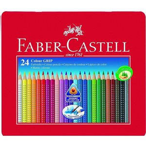 Ensemble de 24 crayons couleurs