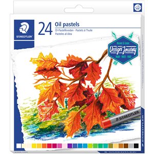 Set of 24 Design's journey oil pastels