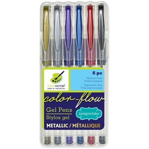 MC2 gel ink pen metallic set 6