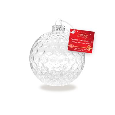 Disco Ball Glass Ornament 8cm