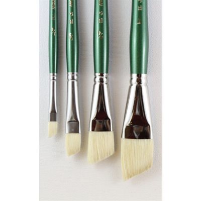 White bristle angular brushes (120)